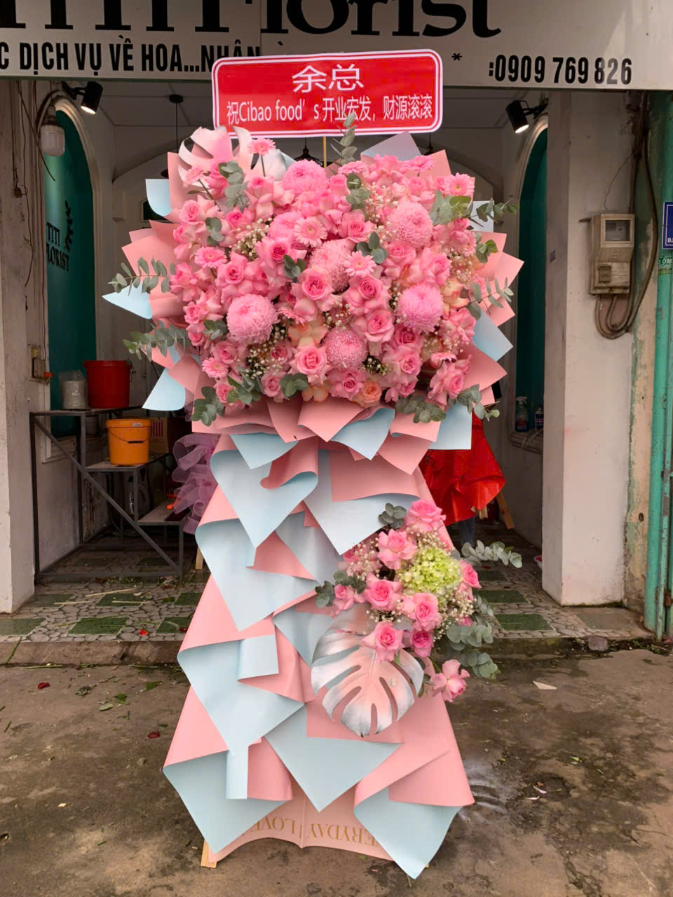 Kệ Hoa Khai Trương Long Khánh