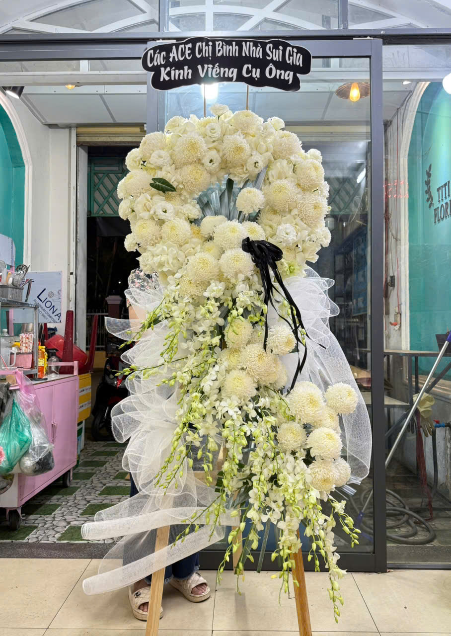 hoa viếng long khánh
