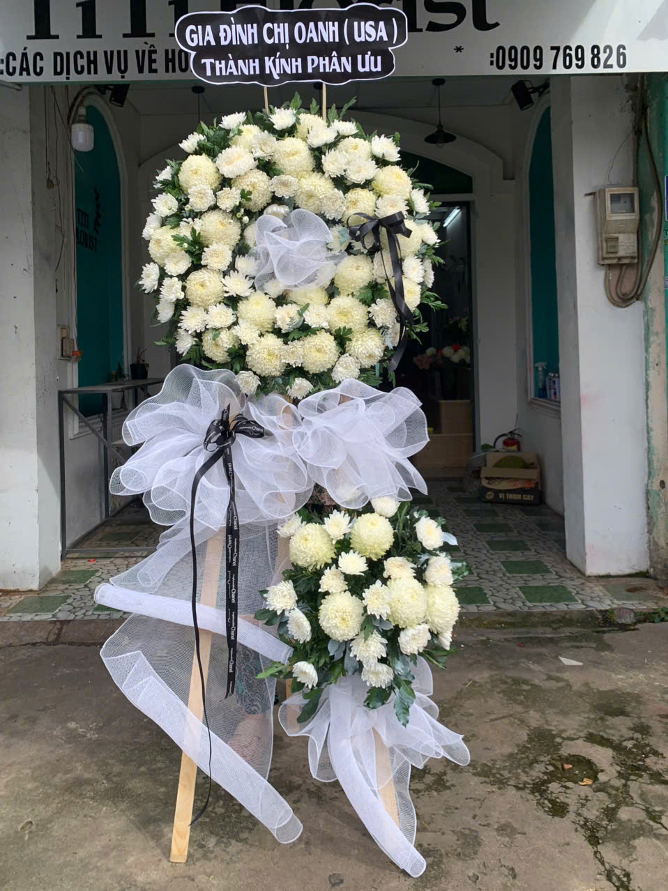 hoa viếng